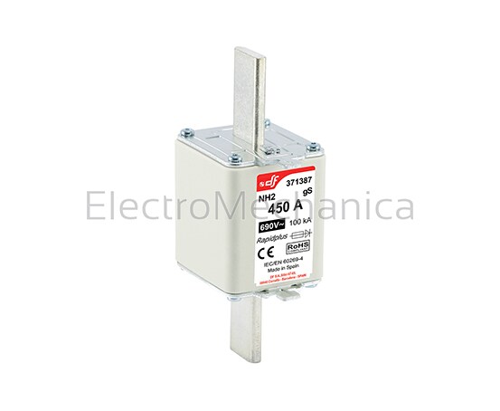371380 | 400A gS NH2 RAPIDPLUS FUSE 690V | B - Power and 371380 | 400A gS NH2 RAPIDPLUS FUSE 690V | B - Power and